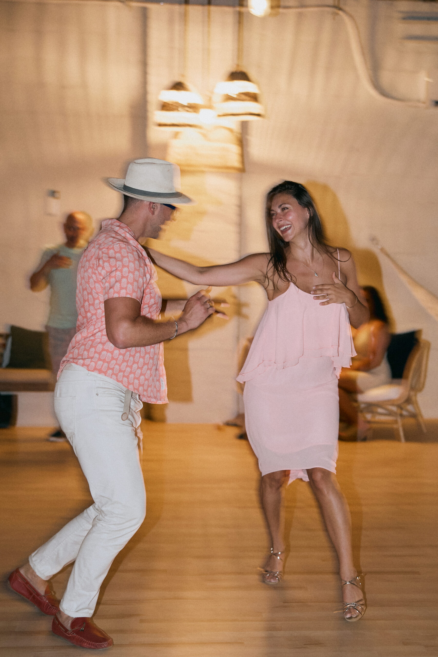 Kosta and Ilinca, ballroom and Latin dance instructors at Beach Ballroom Toronto